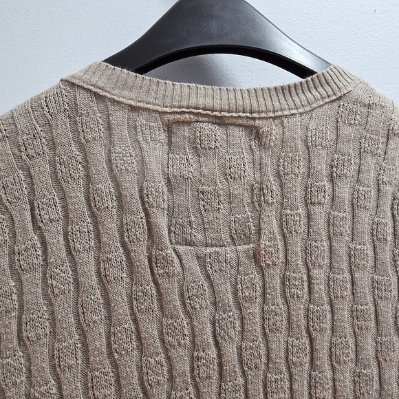 Vintage Guess Jeans Los Angeles Bodycon Knit Top XL Grey Shirt Y2K - Picture 6 of 11